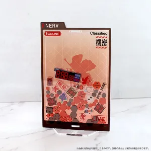 (Goods - Acrylic Stand) Evangelion Customania NERV