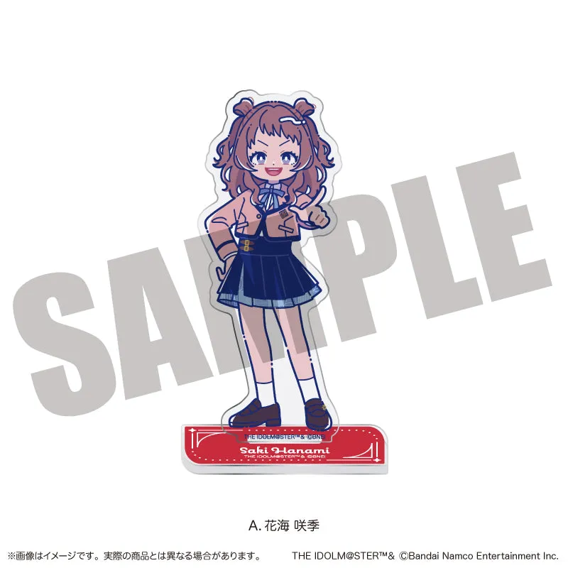 (Goods - Acrylic Stand) Gakuen iDOLM@STER Acrylic Stand A Saki Hanami