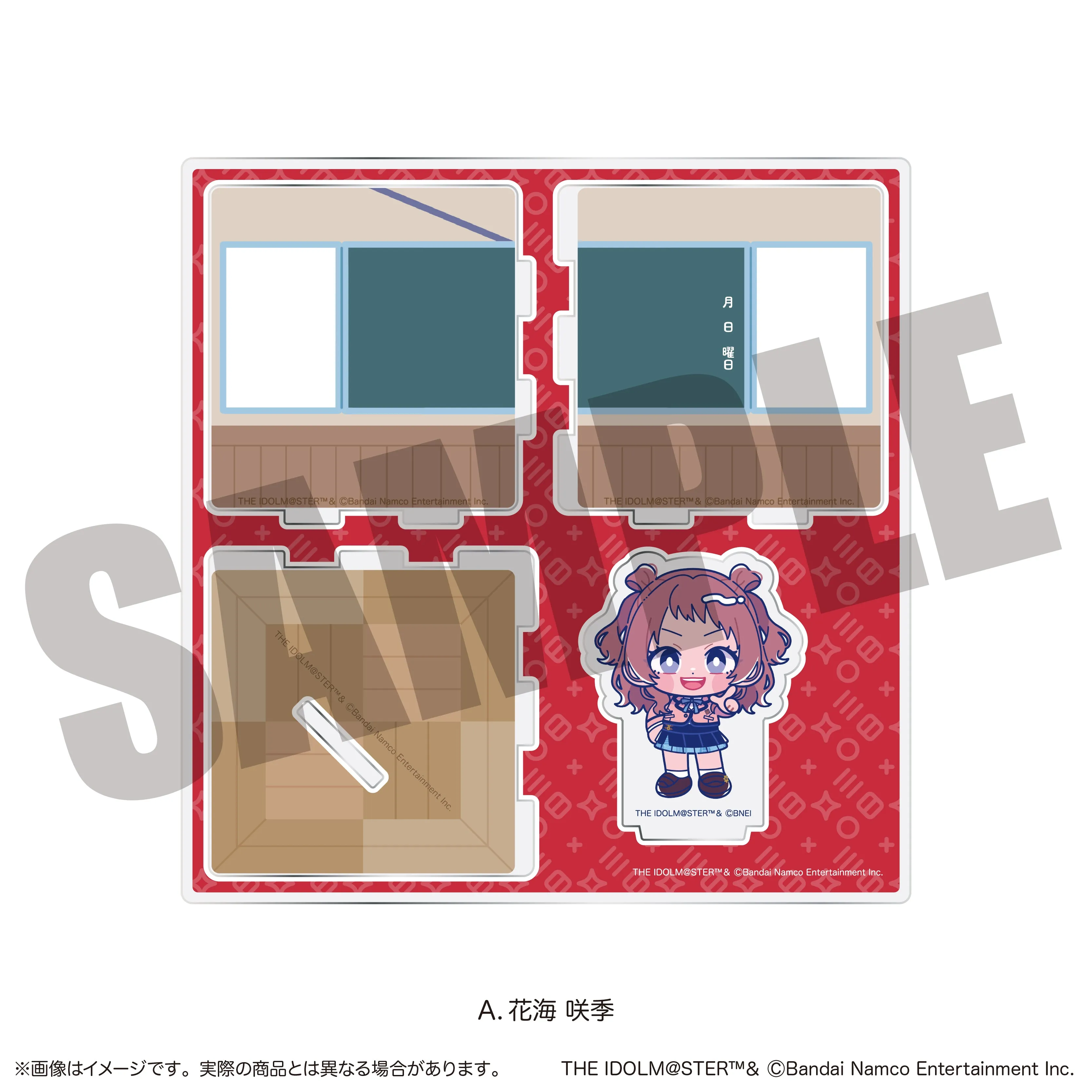 (Goods - Acrylic Stand) Gakuen iDOLM@STER Diorama Style Acrylic Stand A Saki Hanami