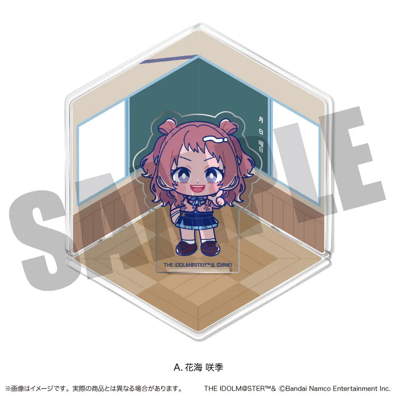 (Goods - Acrylic Stand) Gakuen iDOLM@STER Diorama Style Acrylic Stand A Saki Hanami