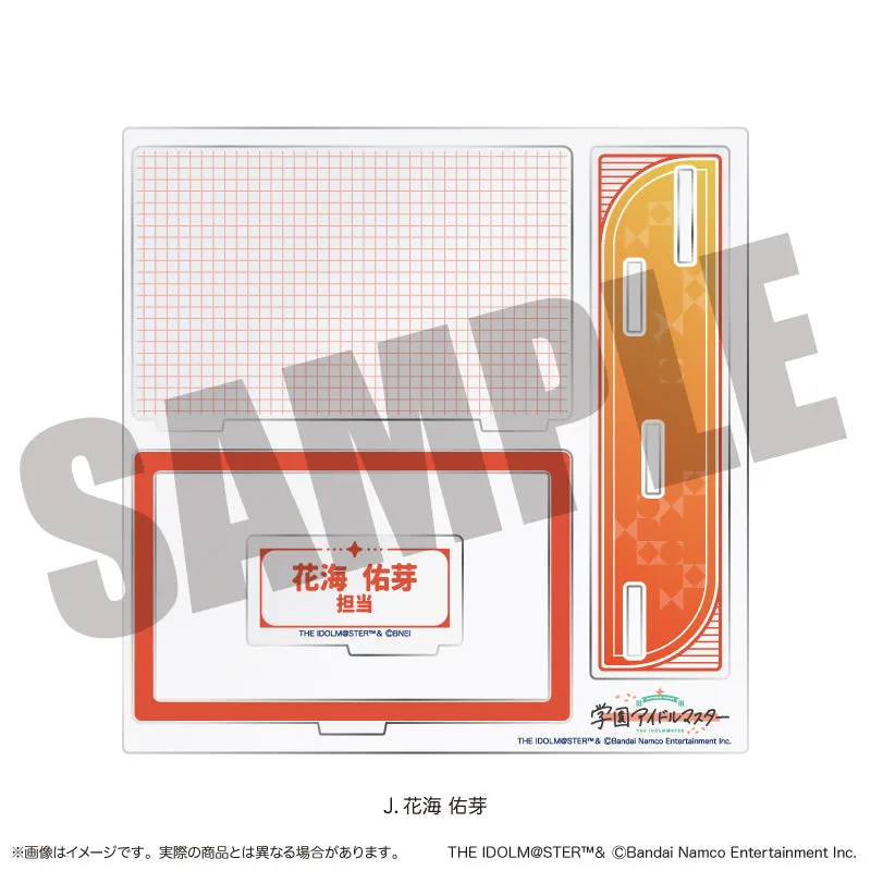 (Goods - Acrylic Stand) Gakuen iDOLM@STER My Business Card Stand J Ume Hanami