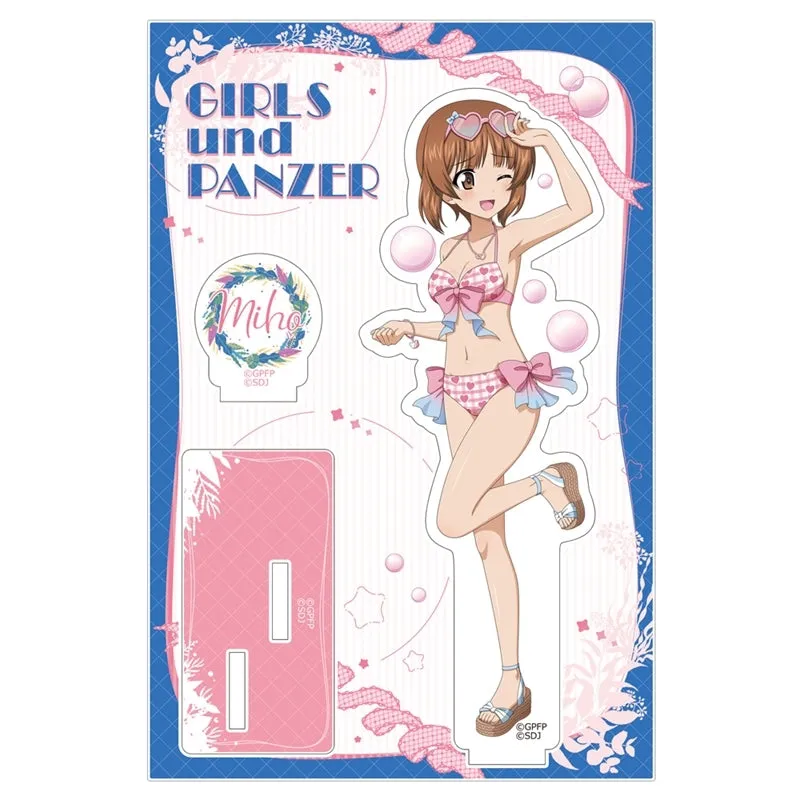 (Goods - Acrylic Stand) Girls und Panzer Great Tankery Operation! Acrylic Stand (Miho Nishizumi/Swimsuit 2024)
