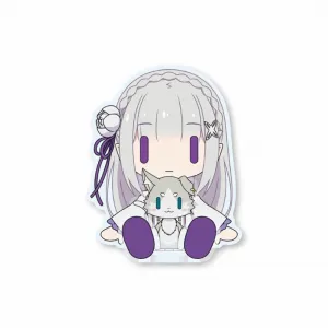 (Goods - Acrylic Stand) Re:ZERO Suwatte Mascot! Emilia