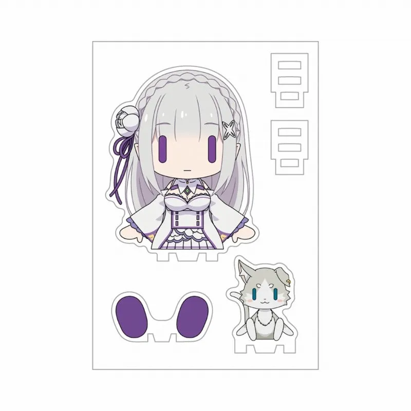 (Goods - Acrylic Stand) Re:ZERO Suwatte Mascot! Emilia