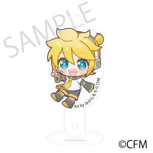 (Goods - Acrylic Stand) Sakura Miku  Hirohako Acrylic Prop and Stand Hakodate 2025 Kagamine Len - Art by Mikanmochi