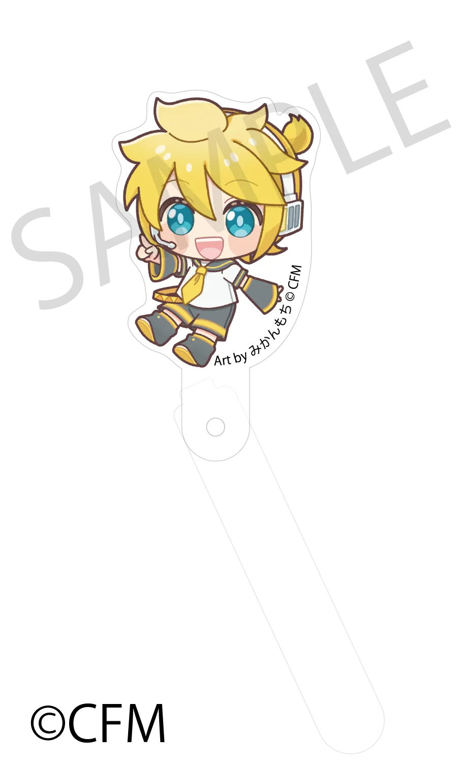 (Goods - Acrylic Stand) Sakura Miku  Hirohako Acrylic Prop and Stand Hakodate 2025 Kagamine Len - Art by Mikanmochi