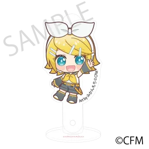 (Goods - Acrylic Stand) Sakura Miku  Hirohako Acrylic Prop and Stand Hakodate 2025 Kagamine Rin - Art by Mikanmochi