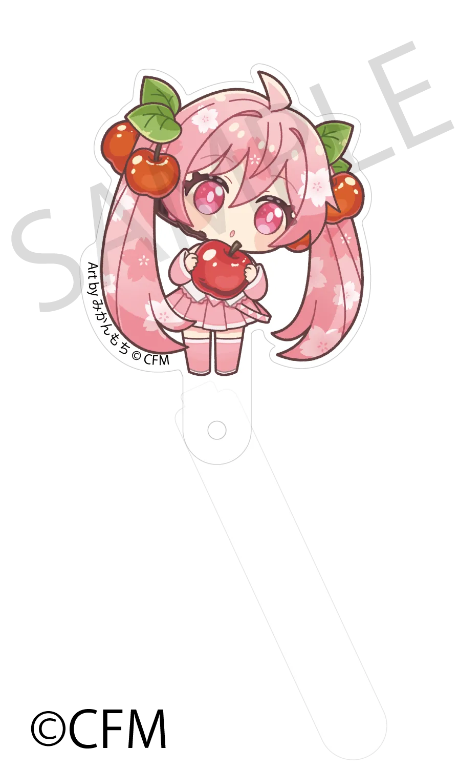 (Goods - Acrylic Stand) Sakura Miku  Hirohako Acrylic Prop and Stand Hirosaki 2025 Sakura Miku - Art by Mikanmochi