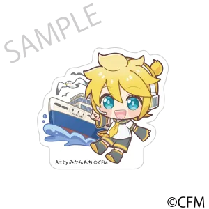 (Goods - Acrylic Stand) Sakura Miku  Hirohako Ultra-Thick Acrylic Chibi Characters Hakodate 2025 Kagamine Len - Art by Mikanmochi