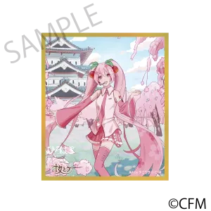(Goods - Art Board) Sakura Miku  Hirohako Acrylic Art Board Hirosaki 2025 - Art by Tamiura