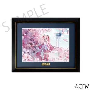 (Goods - Art Board)Sakura Miku  Hirohako Chara-Fine Graphic Hakodate 2025 - Art by Tamiura