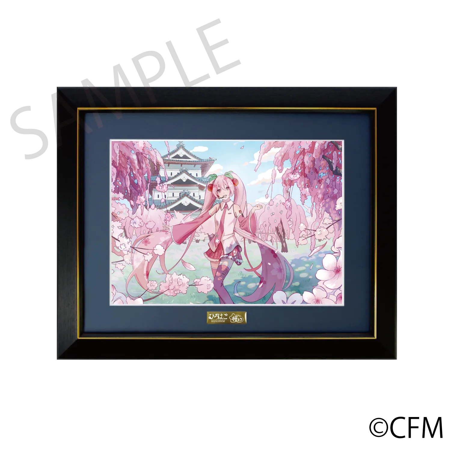 (Goods - Art Board)Sakura Miku  Hirohako Chara-Fine Graphic Hirosaki 2025 - Art by Tamiura