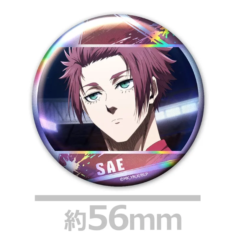 (Goods - Badge) Blue Lock Iridescent Button BadgeSet of 4 Sae & Aiku & Sendo & Shido