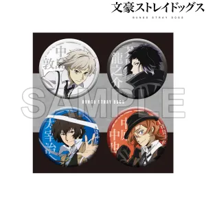 (Goods - Badge) Bungo Stray Dogs Tin Badge  Set Season 5