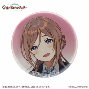 (Goods - Badge) Gakuen iDOLM@STER Official Trading Button Badge Rinami Himesaki