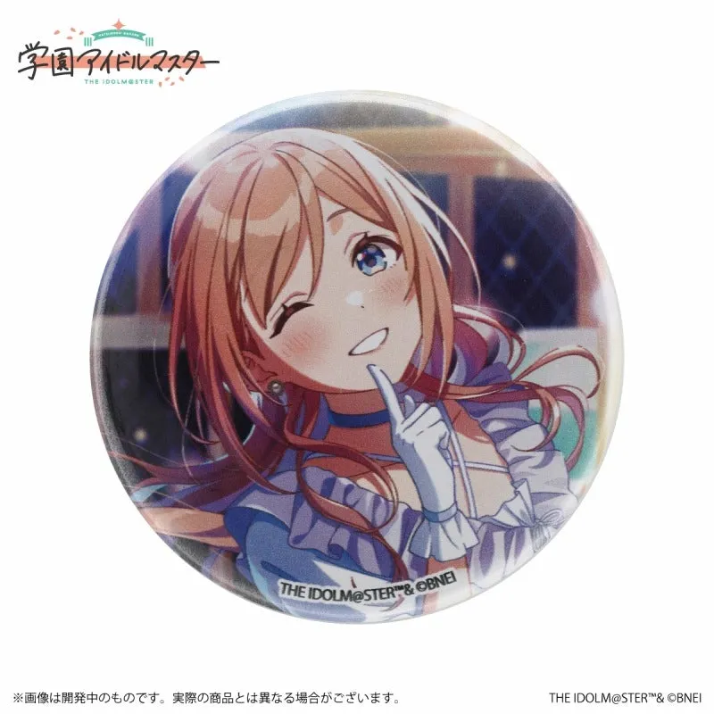 (Goods - Badge) Gakuen iDOLM@STER Official Trading Button Badge Rinami Himesaki