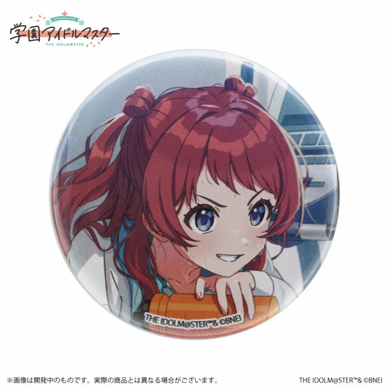 (Goods - Badge) Gakuen iDOLM@STER Official Trading Button Badge Saki Hanami