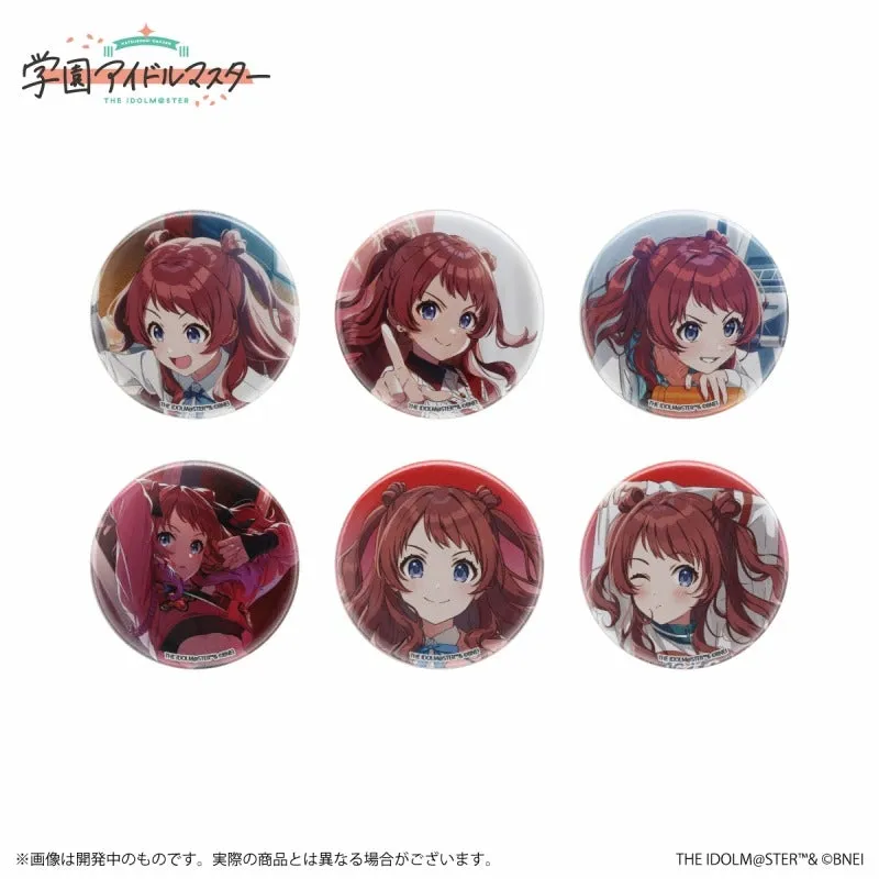 (Goods - Badge) Gakuen iDOLM@STER Official Trading Button Badge Saki Hanami