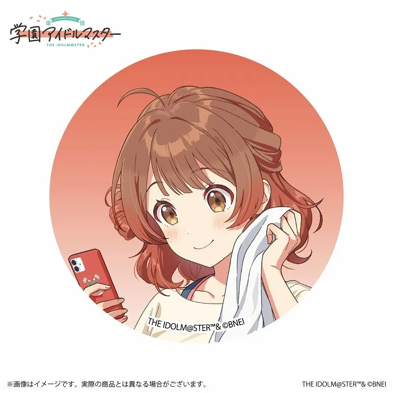 (Goods - Badge) Gakuen iDOLM@STER Official Trading Button Badge Ume Hanami