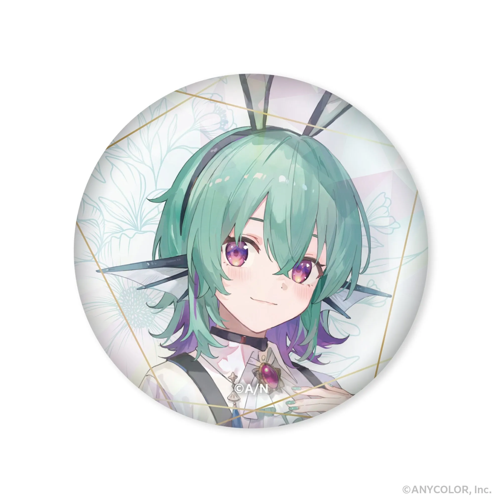 (Goods - Badge) LazuLight Holographic Button Badge Finana Ryugu 
