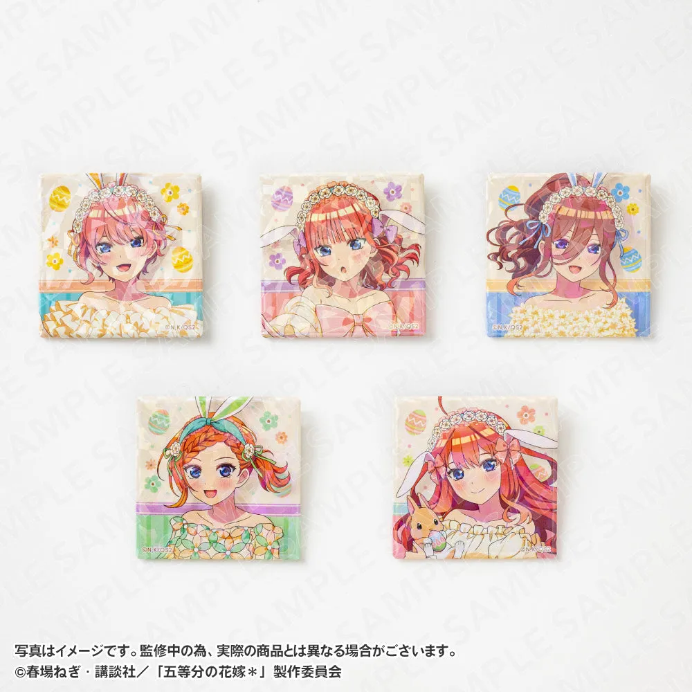 (Goods - Badge) The Quintessential Quintuplets Specials 2 Holographic Square Tin Badge Nakano Itsuki
