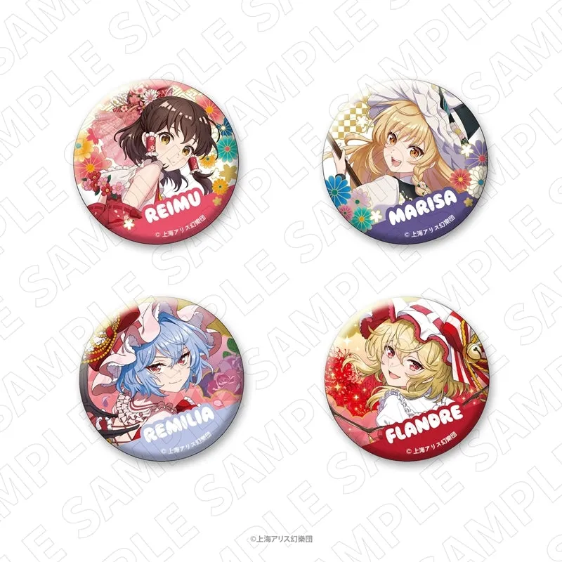 (Goods - Badge) Touhou Project CHARADITIONAL TOY Touhou Project Washi Paper Style Button Badge (Marisa Kirisame) (Re-release)