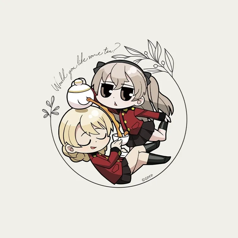 (Goods - Bag) Girls und Panzer das Finale Tote Bag (Darjeeling & Alice Shimada/Black Tea)
