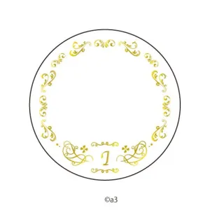 (Goods - Button Badge Cover) 57mm Badge Deco-Cover 49 - Initial I