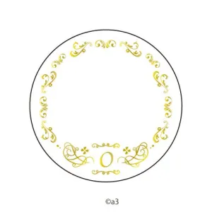 (Goods - Button Badge Cover) 57mm Badge Deco-Cover 55 - Initial O
