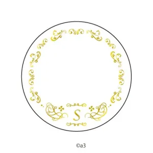 (Goods - Button Badge Cover) 57mm Badge Deco-Cover 59 - Initial S