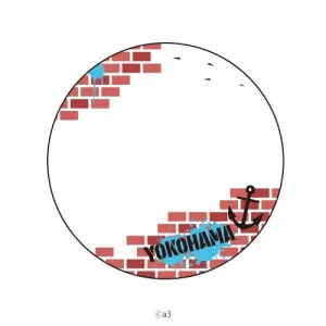 (Goods - Button Badge Cover) 57mm Badge Deco-Cover 68 - Yokohama