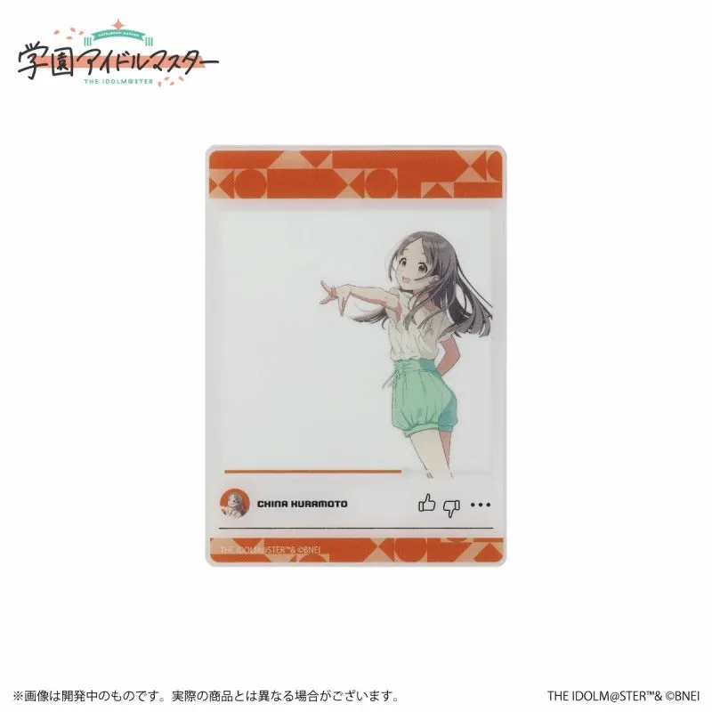 (Goods - Card) Gakuen iDOLM@STER Official Clear Card China Kuramoto B