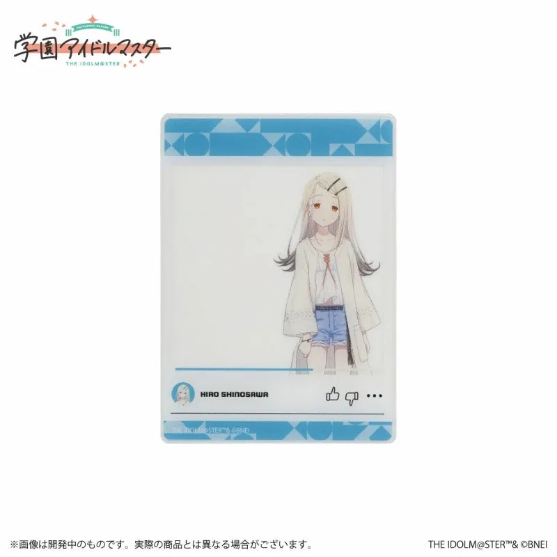 (Goods - Card) Gakuen iDOLM@STER Official Clear Card Hiro Shinosawa A