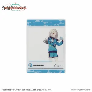 (Goods - Card) Gakuen iDOLM@STER Official Clear Card Hiro Shinosawa B