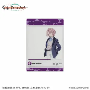 (Goods - Card) Gakuen iDOLM@STER Official Clear Card Mao Arimura A