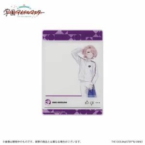 (Goods - Card) Gakuen iDOLM@STER Official Clear Card Mao Arimura B