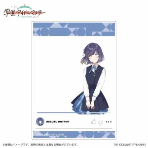 (Goods - Card) Gakuen iDOLM@STER Official Clear Card Misuzu Hataya A