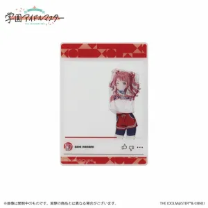 (Goods - Card) Gakuen iDOLM@STER Official Clear Card Saki Hanami B