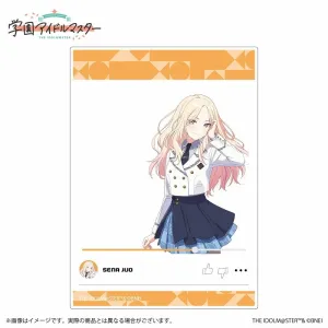 (Goods - Card) Gakuen iDOLM@STER Official Clear Card Sena Juo A