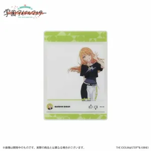(Goods - Card) Gakuen iDOLM@STER Official Clear Card Sumika Shiun B