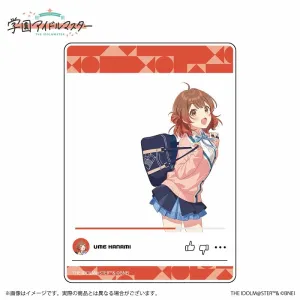 (Goods - Card) Gakuen iDOLM@STER Official Clear Card Ume Hanami A