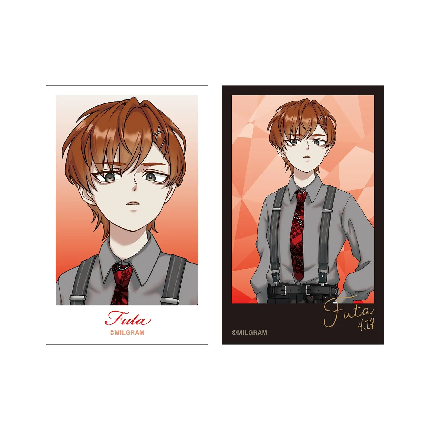 (Goods - Card) MILGRAM Exclusive Art Futta Birthday ver. Vol.2 Instant Photo Style Art Card Set of 2