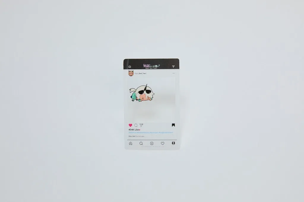 (Goods - Card) What in "HELL" is bad? Puni Chara Social Media Style Clear Card Set of 11