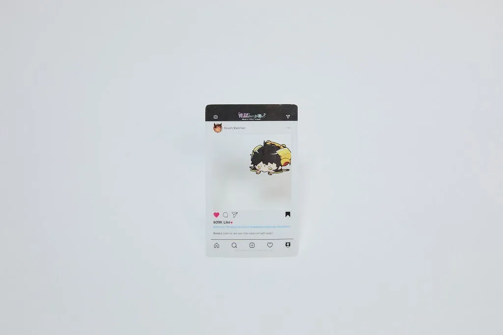 (Goods - Card) What in "HELL" is bad? Puni Chara Social Media Style Clear Card Set of 11