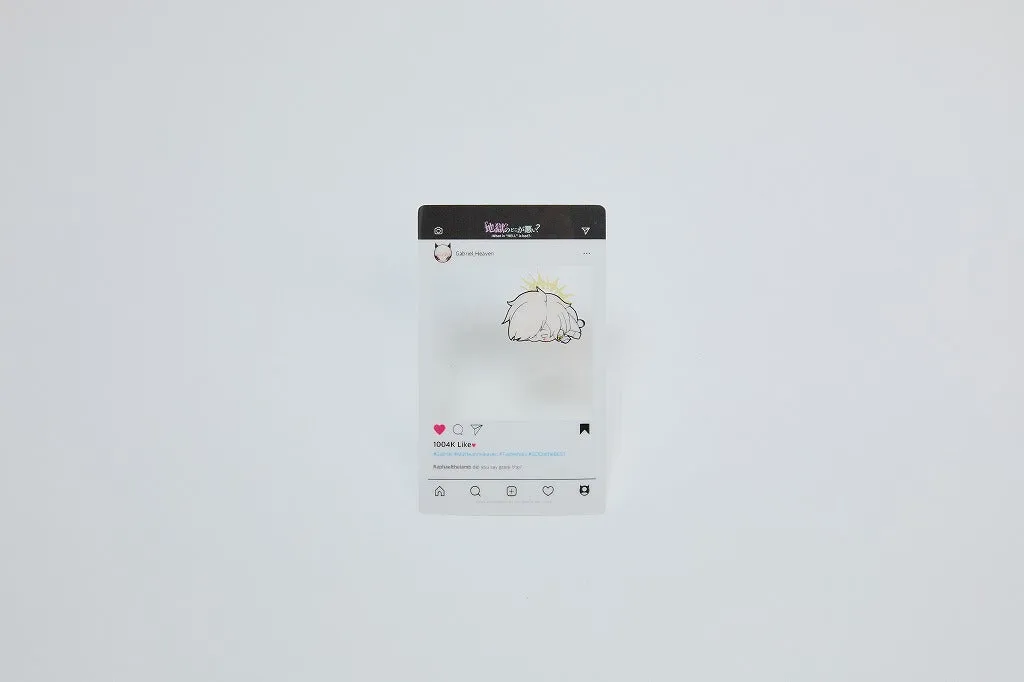 (Goods - Card) What in "HELL" is bad? Puni Chara Social Media Style Clear Card Set of 11