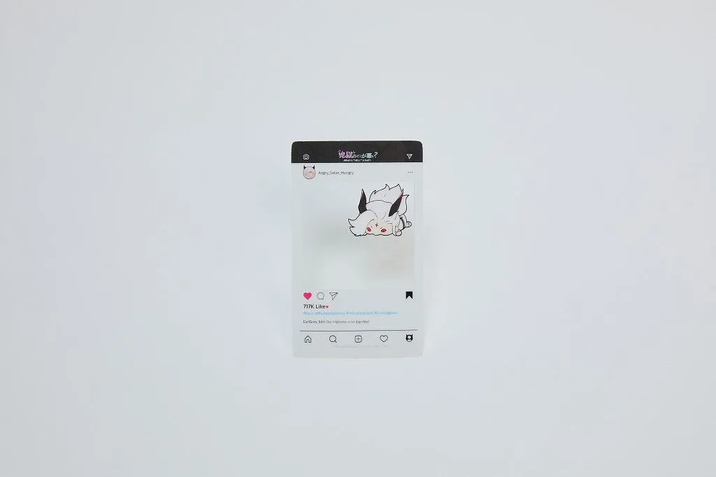 (Goods - Card) What in "HELL" is bad? Puni Chara Social Media Style Clear Card Set of 11