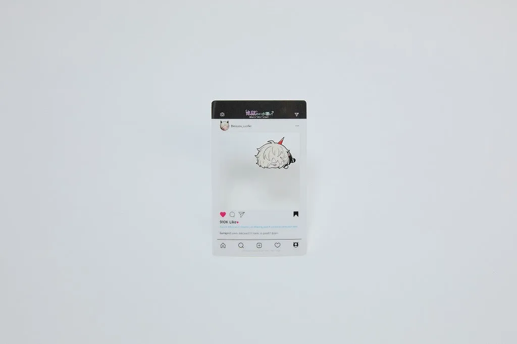 (Goods - Card) What in "HELL" is bad? Puni Chara Social Media Style Clear Card Set of 11
