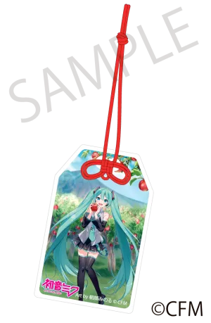 (Goods - Charm) Hatsune Miku  Hirosaki Apple Charm-shaped Acrylic Tag - Art by Asagao Minoru