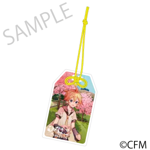 (Goods - Charm) Sakura Miku  Hirohako Charm-shaped Acrylic Tag Hakodate 2025 Kagamine Len - Art by Sazanami
