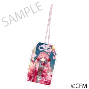 (Goods - Charm) Sakura Miku  Hirohako Charm-shaped Acrylic Tag Hakodate 2025 Sakura Miku - Art by iXima